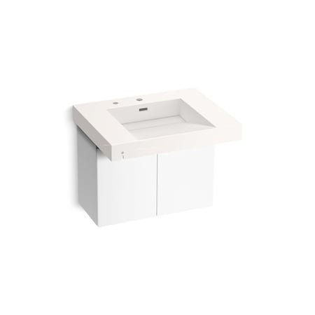 Kohler Constellation 30In Wall-Mount Lavatory System In Designer White 81029-BPW-KCD